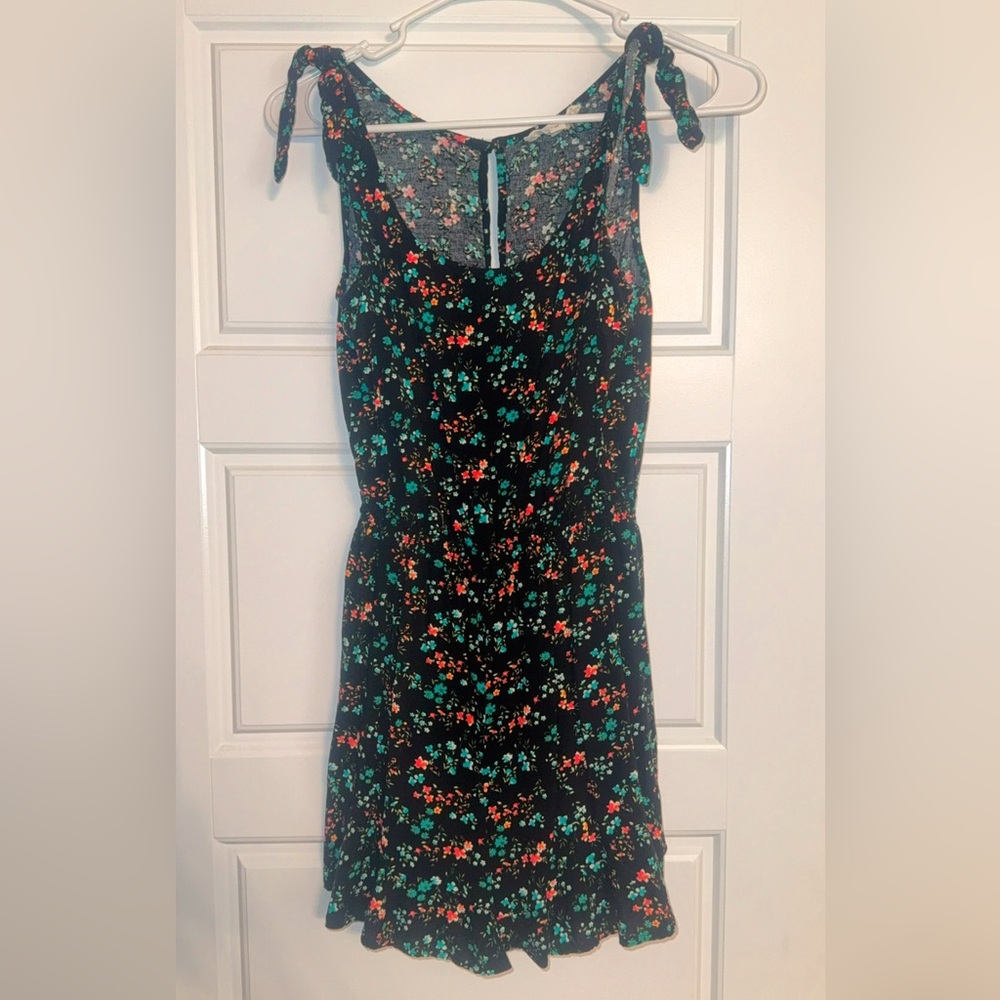 Bebop Black Floral Romper